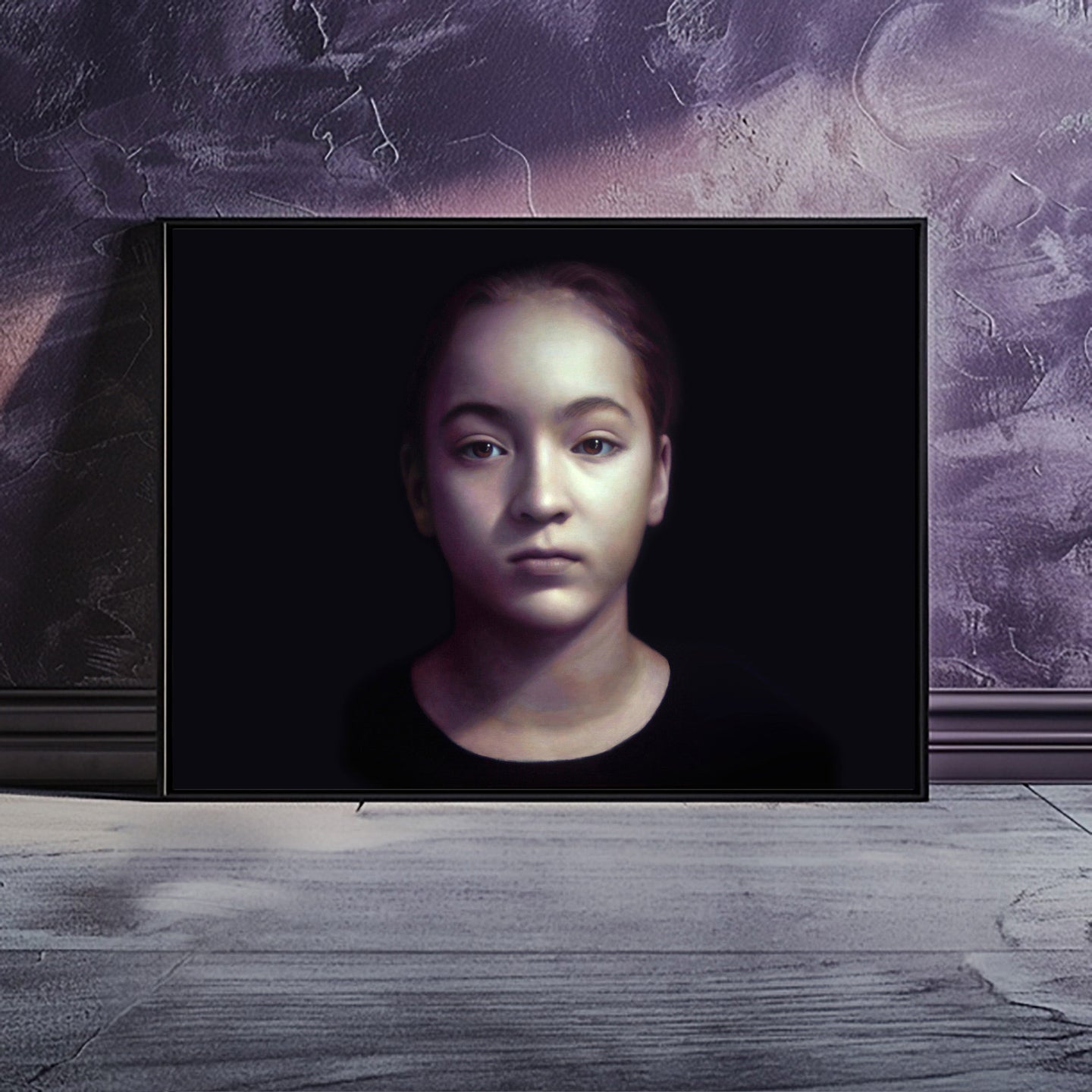 'Meg' - award winning portrait commission of a young girl by Marcus CallumOriginal Painting: "Meg" (SOLD)